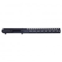 AR-10 Stripped Billet Upper Receiver & 15" Ultralight M-LOK Handguard Combo Set – DPMS Low Profile – Black